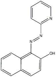 1-(pyridin-2-yldiazenyl)-2-naphthol Struktur