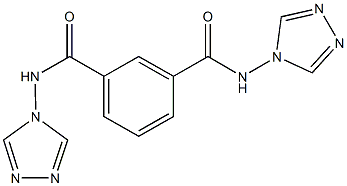 N~1~,N~3~-di(4H-1,2,4-triazol-4-yl)isophthalamide Struktur