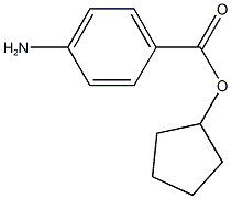 cyclopentyl 4-aminobenzoate Struktur