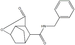 N-benzyl-5-oxo-4-oxatricyclo[4.2.1.0~3,7~]nonane-9-carboxamide Struktur