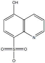 5-hydroxy-8-quinolinesulfonic acid Struktur