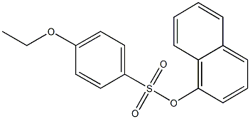 1-naphthyl 4-ethoxybenzenesulfonate Struktur