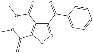 dimethyl 3-benzoyl-4,5-isoxazoledicarboxylate Struktur