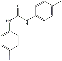 N,N'-bis(4-methylphenyl)thiourea Struktur