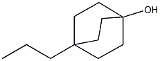 4-propylbicyclo[2.2.2]octan-1-ol Struktur