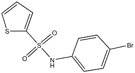 N-(4-bromophenyl)-2-thiophenesulfonamide Struktur