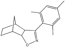 5-mesityl-3-oxa-4-azatricyclo[5.2.1.0~2,6~]dec-4-ene Struktur