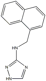 N-(1-naphthylmethyl)-N-(1H-1,2,4-triazol-3-yl)amine Struktur