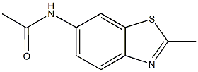 N-(2-methyl-1,3-benzothiazol-6-yl)acetamide Struktur