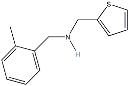 N-(2-methylbenzyl)-N-(2-thienylmethyl)amine Struktur