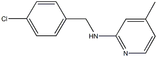 N-(4-chlorobenzyl)-N-(4-methyl-2-pyridinyl)amine Struktur