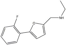 N-ethyl-N-{[5-(2-fluorophenyl)-2-furyl]methyl}amine Struktur