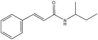 N-(sec-butyl)-3-phenylacrylamide Struktur