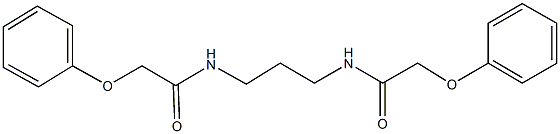 2-phenoxy-N-{3-[(phenoxyacetyl)amino]propyl}acetamide Struktur