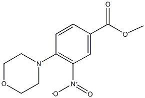 methyl 3-nitro-4-(4-morpholinyl)benzoate Struktur