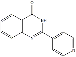 2-(4-pyridinyl)-4(3H)-quinazolinone Struktur