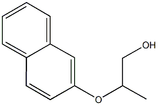 2-(2-naphthyloxy)-1-propanol Struktur