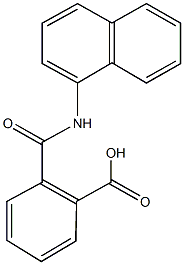 2-[(1-naphthylamino)carbonyl]benzoic acid Struktur