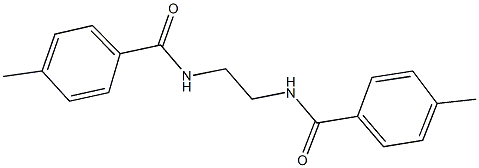 4-methyl-N-{2-[(4-methylbenzoyl)amino]ethyl}benzamide Struktur