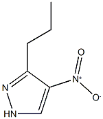 4-nitro-3-propyl-1H-pyrazole Struktur