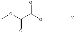 Ethanedioic acid,1-methyl ester, potassium salt (1:1) Struktur