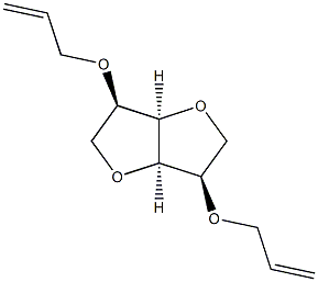 (3R,3AR,6R,6AR)-3,6-二(烯丙氧基)六氫呋喃并[3,2-B]呋喃, 103536-97-6, 結(jié)構(gòu)式