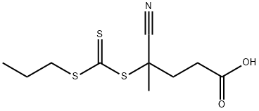 4-CYANO-4-(((PROPYLTHIO)CARBONOTHIOYL)THIO)PENTANOIC ACID 結(jié)構(gòu)式