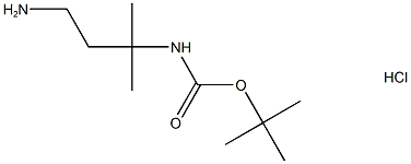 3-N-Boc-3-methylbutane-1,3-diamine-HCl Struktur