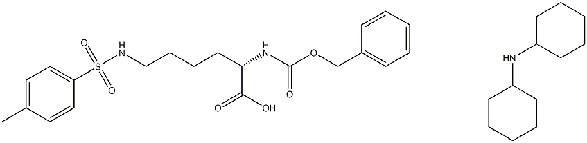 Z-LYS(TOS)-OH DCHA Struktur