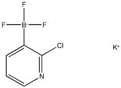 Potassium 2-chloro-3-pyridyltrifluoroborate Struktur