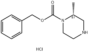 (R)-1-N-CBZ-2-METHYL-PIPERAZINE-HCl Struktur