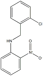 N-[(2-chlorophenyl)methyl]-2-nitroaniline Struktur