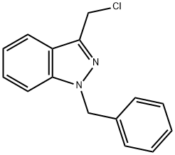 1-Benzyl-3-(chloroMethyl)-1H-indazole Struktur