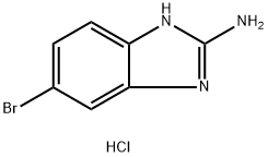 5-Bromo-1H-benzo[d]imidazol-2-amine hydrochloride Struktur