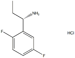 BenzeneMethanaMine, α-ethyl-2,5-difluoro-, hydrochloride (1:1), (αS)- Struktur