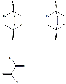 2-Oxa-5-azabicyclo[2.2.2]octane hemioxalate Struktur