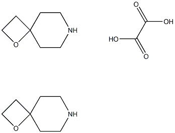 1-Oxa-7-azaspiro[3.5]nonane hemioxalate Struktur