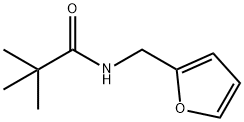 N-[(furan-2-yl)methyl]-2,2-dimethylpropanamide Struktur