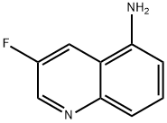 5-Quinolinamine,3-fluoro-(9CI) Struktur