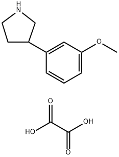 3-(3-Methoxyphenyl)pyrrolidine oxalate(2:1) Struktur