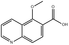 5-methoxyquinoline-6-carboxylic acid Struktur