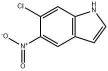 6‐chloro‐5‐nitro‐1H‐indole Struktur