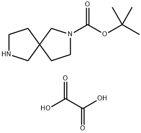 tert-Butyl 2,7-diazaspiro[4.4]nonane-2-carboxylate oxalate(2:1) Struktur