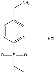 (6-(Ethylsulfonyl)Pyridin-3-Yl)Methanamine Hydrochloride(WXC02636) Struktur