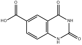 2,4-dioxo-1,2,3,4-tetrahydroquinazoline-6-carboxylic acid Struktur