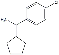 (4-chlorophenyl)(cyclopentyl)methanamine Struktur