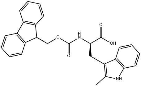 Fmoc-D-2-Me-Trp Struktur