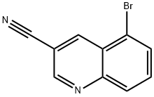 5-bromoquinoline-3-carbonitrile Struktur