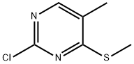 2-chloro-5-methyl-4-(methylsulfanyl)pyrimidine Struktur