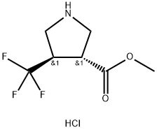 methyl (3r,4r)-4-(trifluoromethyl)pyrrolidine-3-carboxylate hcl|methyl (3r,4r)-4-(trifluoromethyl)pyrrolidine-3-carboxylate hcl